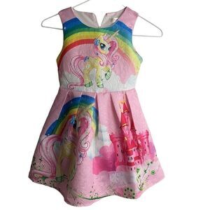 Zhi‎ xuan tong my little pony dress all over print pink girls 5/6